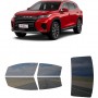לרכב Exeed Exeed TXL 2022 ציפוי חלונות שחורים רב פעמי סיליקון לחלונות קדמיים, אחוריים ולחלון האחורי