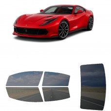 לרכב Ferrari 812 Competizione 2022 ציפוי חלונות שחורים רב פעמי סיליקון לחלונות קדמיים, אחוריים ולחלון האחורי