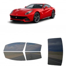 לרכב Ferrari F12 Berlinetta 2013 ציפוי חלונות שחורים רב פעמי סיליקון לחלונות קדמיים, אחוריים ולחלון האחורי