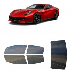 לרכב Ferrari F12 TDF 2017 ציפוי חלונות שחורים רב פעמי סיליקון לחלונות קדמיים, אחוריים ולחלון האחורי