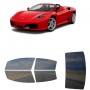 לרכב Ferrari F430 Spider 2009 ציפוי חלונות שחורים רב פעמי סיליקון לחלונות קדמיים, אחוריים ולחלון האחורי