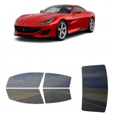 לרכב Ferrari Portofino 2019 ציפוי חלונות שחורים רב פעמי סיליקון לחלונות קדמיים, אחוריים ולחלון האחורי