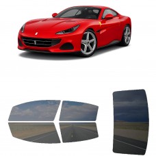 לרכב Ferrari PORTOFINO M 2021 ציפוי חלונות שחורים רב פעמי סיליקון לחלונות קדמיים, אחוריים ולחלון האחורי