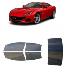 לרכב Ferrari Portofino PotofinoM 2021 ציפוי חלונות שחורים רב פעמי סיליקון לחלונות קדמיים, אחוריים ולחלון האחורי