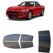 לרכב Fiat 124Spider 2017 ציפוי חלונות שחורים רב פעמי סיליקון לחלונות קדמיים, אחוריים ולחלון האחורי