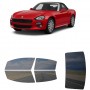 לרכב Fiat 124Spider 2017 ציפוי חלונות שחורים רב פעמי סיליקון לחלונות קדמיים, אחוריים ולחלון האחורי