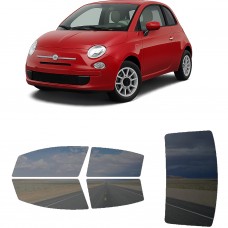 לרכב Fiat 500 2011 ציפוי חלונות שחורים רב פעמי סיליקון לחלונות קדמיים, אחוריים ולחלון האחורי