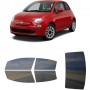 לרכב Fiat 500 2011 ציפוי חלונות שחורים רב פעמי סיליקון לחלונות קדמיים, אחוריים ולחלון האחורי