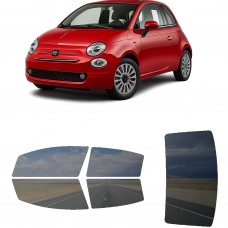 לרכב Fiat 500 2018 ציפוי חלונות שחורים רב פעמי סיליקון לחלונות קדמיים, אחוריים ולחלון האחורי