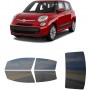 לרכב Fiat 500L 2014 ציפוי חלונות שחורים רב פעמי סיליקון לחלונות קדמיים, אחוריים ולחלון האחורי