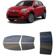 לרכב Fiat 500x 2018 ציפוי חלונות שחורים רב פעמי סיליקון לחלונות קדמיים, אחוריים ולחלון האחורי