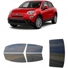 לרכב Fiat 500x 2020 ציפוי חלונות שחורים רב פעמי סיליקון לחלונות קדמיים, אחוריים ולחלון האחורי