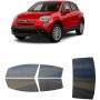 לרכב Fiat 500x 2020 ציפוי חלונות שחורים רב פעמי סיליקון לחלונות קדמיים, אחוריים ולחלון האחורי