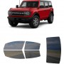 לרכב Ford BRONCO four-door 2021 ציפוי חלונות שחורים רב פעמי סיליקון לחלונות קדמיים, אחוריים ולחלון האחורי