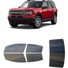 לרכב Ford Bronco Sport 4Door 2021 ציפוי חלונות שחורים רב פעמי סיליקון לחלונות קדמיים, אחוריים ולחלון האחורי