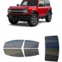 לרכב Ford BRONCO two doors 2021 ציפוי חלונות שחורים רב פעמי סיליקון לחלונות קדמיים, אחוריים ולחלון האחורי