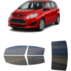 לרכב Ford C-MAX 4Door 2013 ציפוי חלונות שחורים רב פעמי סיליקון לחלונות קדמיים, אחוריים ולחלון האחורי