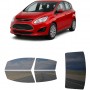 לרכב Ford C-MAX 4Door 2013 ציפוי חלונות שחורים רב פעמי סיליקון לחלונות קדמיים, אחוריים ולחלון האחורי