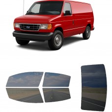 לרכב Ford Econoline Van 1992 ציפוי חלונות שחורים רב פעמי סיליקון לחלונות קדמיים, אחוריים ולחלון האחורי