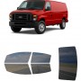 לרכב Ford Econoline Van 2008 ציפוי חלונות שחורים רב פעמי סיליקון לחלונות קדמיים, אחוריים ולחלון האחורי