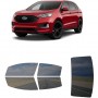 לרכב Ford Edge ST-Line 2021 ציפוי חלונות שחורים רב פעמי סיליקון לחלונות קדמיים, אחוריים ולחלון האחורי