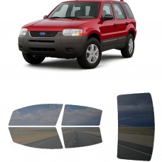 לרכב Ford Escape 4Door 2001 ציפוי חלונות שחורים רב פעמי סיליקון לחלונות קדמיים, אחוריים ולחלון האחורי