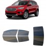 לרכב Ford Escape SE 2019 ציפוי חלונות שחורים רב פעמי סיליקון לחלונות קדמיים, אחוריים ולחלון האחורי