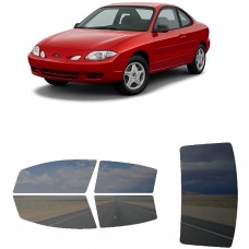 לרכב Ford Escort ZX2 2Door 1998 ציפוי חלונות שחורים רב פעמי סיליקון לחלונות קדמיים, אחוריים ולחלון האחורי