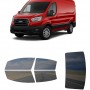 לרכב Ford E-Transit 2022 ציפוי חלונות שחורים רב פעמי סיליקון לחלונות קדמיים, אחוריים ולחלון האחורי
