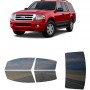 לרכב Ford Expedition 4Door 2007 ציפוי חלונות שחורים רב פעמי סיליקון לחלונות קדמיים, אחוריים ולחלון האחורי