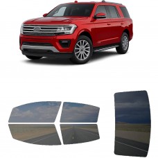 לרכב Ford Expedition Limited Base (SWB) 2022 ציפוי חלונות שחורים רב פעמי סיליקון לחלונות קדמיים, אחוריים ולחלון האחורי