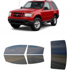 לרכב Ford Explorer 2Door 2002 ציפוי חלונות שחורים רב פעמי סיליקון לחלונות קדמיים, אחוריים ולחלון האחורי