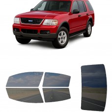 לרכב Ford Explorer 4Door 2002 ציפוי חלונות שחורים רב פעמי סיליקון לחלונות קדמיים, אחוריים ולחלון האחורי