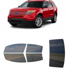 לרכב Ford Explorer 4Door 2011 ציפוי חלונות שחורים רב פעמי סיליקון לחלונות קדמיים, אחוריים ולחלון האחורי
