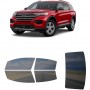 לרכב Ford Explorer 4Door 2020 ציפוי חלונות שחורים רב פעמי סיליקון לחלונות קדמיים, אחוריים ולחלון האחורי