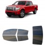 לרכב Ford F150 Crew PU 2009 ציפוי חלונות שחורים רב פעמי סיליקון לחלונות קדמיים, אחוריים ולחלון האחורי