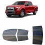 לרכב Ford F150 Crew PU 2015 ציפוי חלונות שחורים רב פעמי סיליקון לחלונות קדמיים, אחוריים ולחלון האחורי