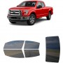 לרכב Ford F150 Extd PU 2015 ציפוי חלונות שחורים רב פעמי סיליקון לחלונות קדמיים, אחוריים ולחלון האחורי