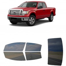 לרכב Ford F150 Supercab Extd PU 2009 ציפוי חלונות שחורים רב פעמי סיליקון לחלונות קדמיים, אחוריים ולחלון האחורי