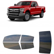 לרכב Ford F-250XLT 2020 ציפוי חלונות שחורים רב פעמי סיליקון לחלונות קדמיים, אחוריים ולחלון האחורי