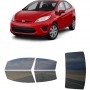 לרכב Ford Fiesta 4D HB 2011 ציפוי חלונות שחורים רב פעמי סיליקון לחלונות קדמיים, אחוריים ולחלון האחורי