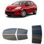 לרכב Ford Fiesta 4D Sdn 2011 ציפוי חלונות שחורים רב פעמי סיליקון לחלונות קדמיים, אחוריים ולחלון האחורי