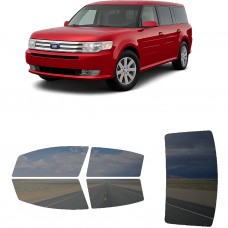 לרכב Ford Flex 4Door 2009 ציפוי חלונות שחורים רב פעמי סיליקון לחלונות קדמיים, אחוריים ולחלון האחורי