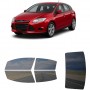 לרכב Ford Focus 4D HB 2012 ציפוי חלונות שחורים רב פעמי סיליקון לחלונות קדמיים, אחוריים ולחלון האחורי