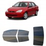 לרכב Ford Focus 4D Sdn 2000 ציפוי חלונות שחורים רב פעמי סיליקון לחלונות קדמיים, אחוריים ולחלון האחורי