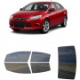 לרכב Ford Focus 4D Sdn 2012 ציפוי חלונות שחורים רב פעמי סיליקון לחלונות קדמיים, אחוריים ולחלון האחורי