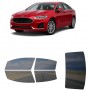 לרכב Ford Fusion SEL 2020 ציפוי חלונות שחורים רב פעמי סיליקון לחלונות קדמיים, אחוריים ולחלון האחורי