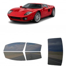 לרכב Ford GT 2D Cpe 2005 ציפוי חלונות שחורים רב פעמי סיליקון לחלונות קדמיים, אחוריים ולחלון האחורי