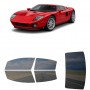 לרכב Ford GT 2D Cpe 2005 ציפוי חלונות שחורים רב פעמי סיליקון לחלונות קדמיים, אחוריים ולחלון האחורי