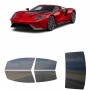 לרכב Ford GT 2022 ציפוי חלונות שחורים רב פעמי סיליקון לחלונות קדמיים, אחוריים ולחלון האחורי